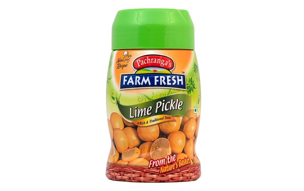 Pachranga's farm Fresh Lime Pickle    Plastic Jar  1 kilogram